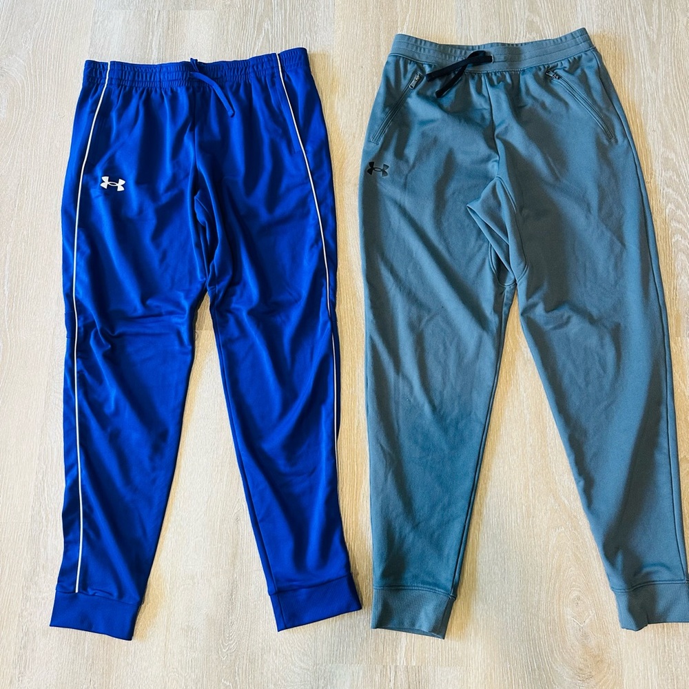 Under Armour Kids' Royal Blue and Charcoal Joggers